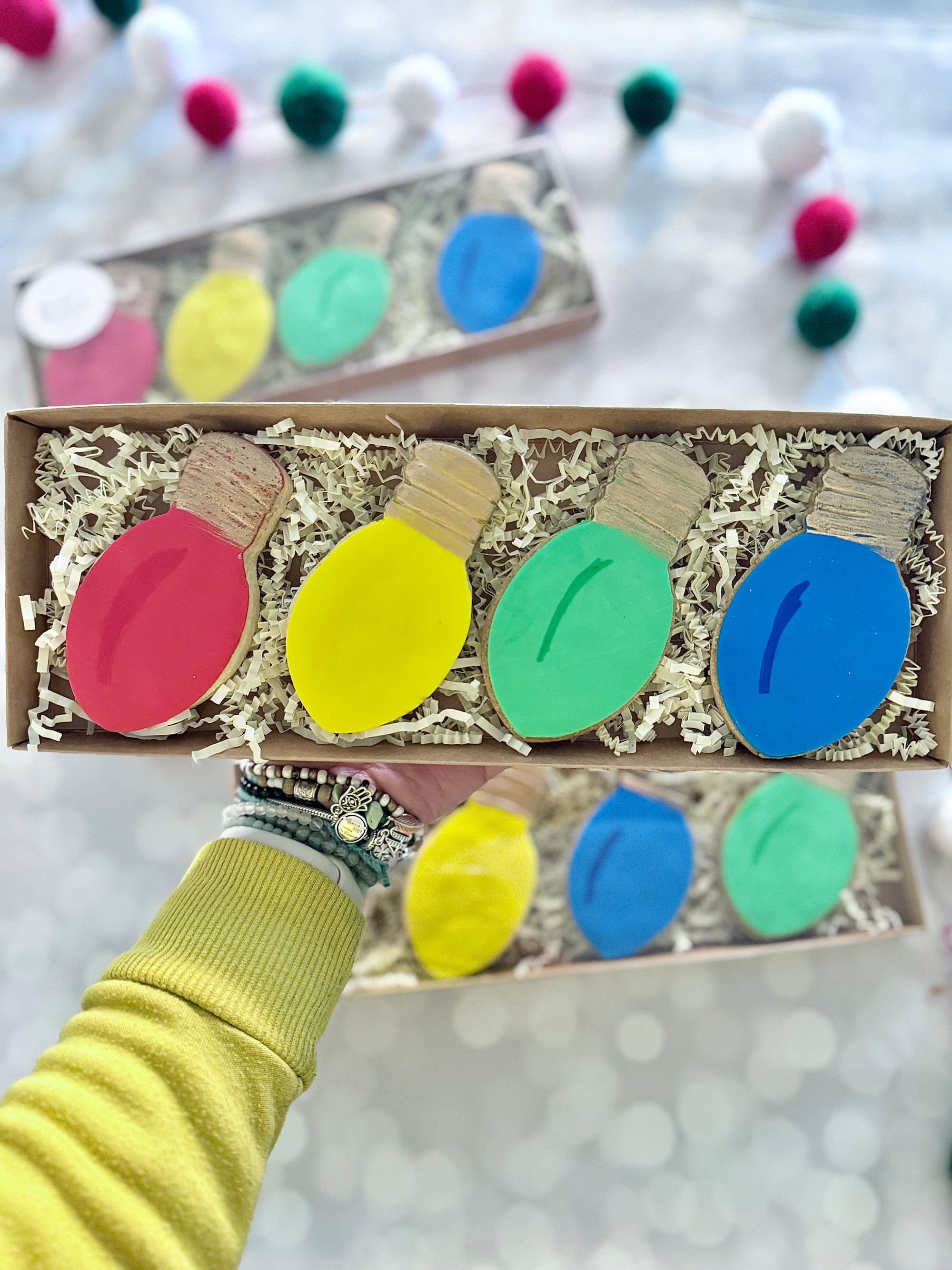 Christmas Bulb Cookie Set