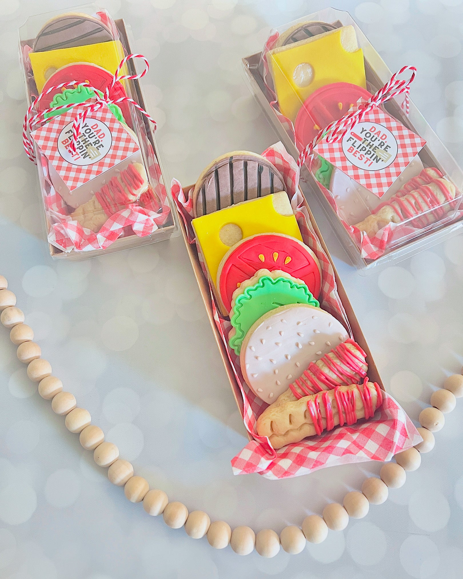 FATHER’S DAY BURGER COOKIE SET