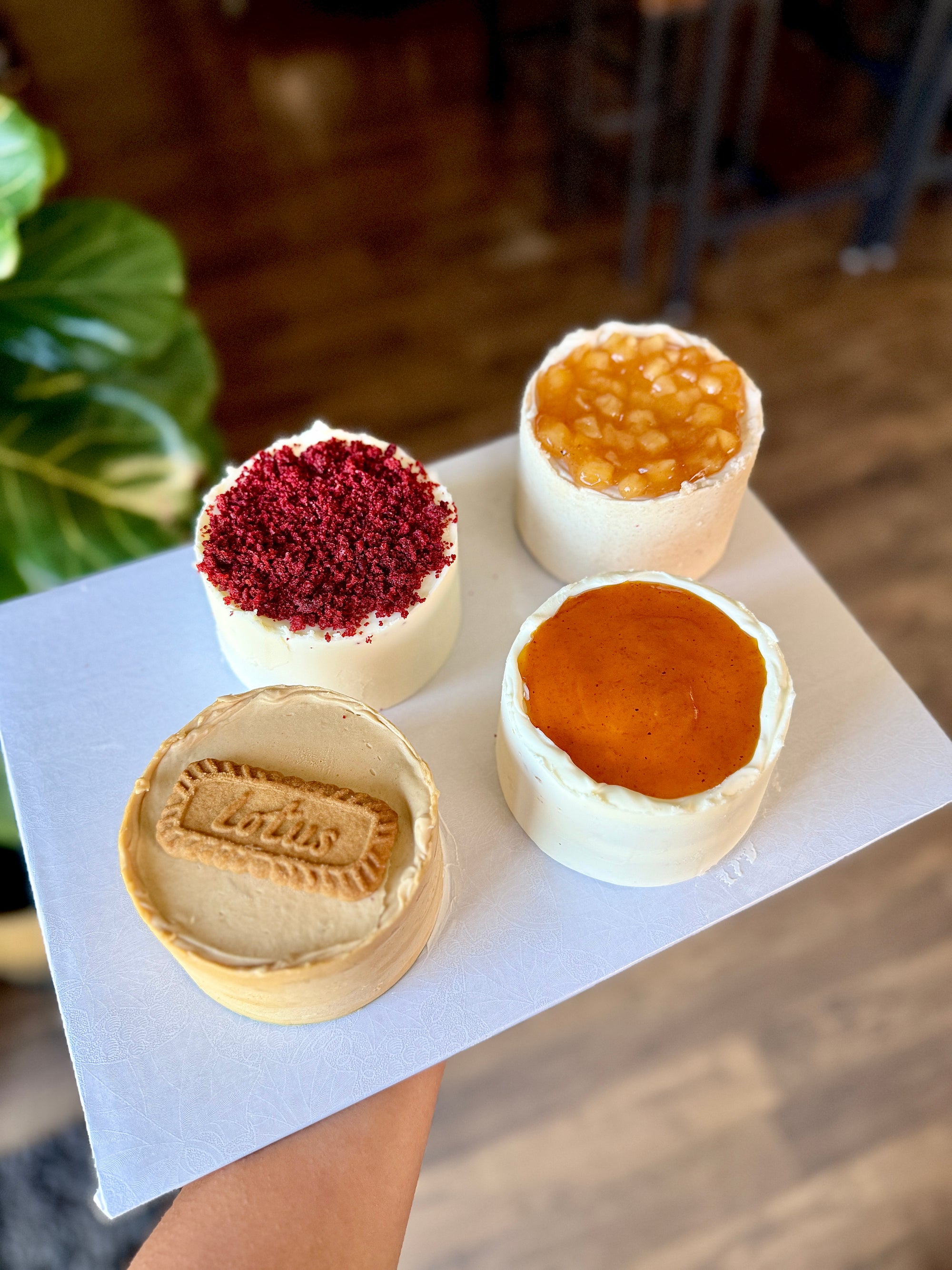 CAKE TASTING BOX – Pick Any 4 Flavors (4” Mini Cakes)
