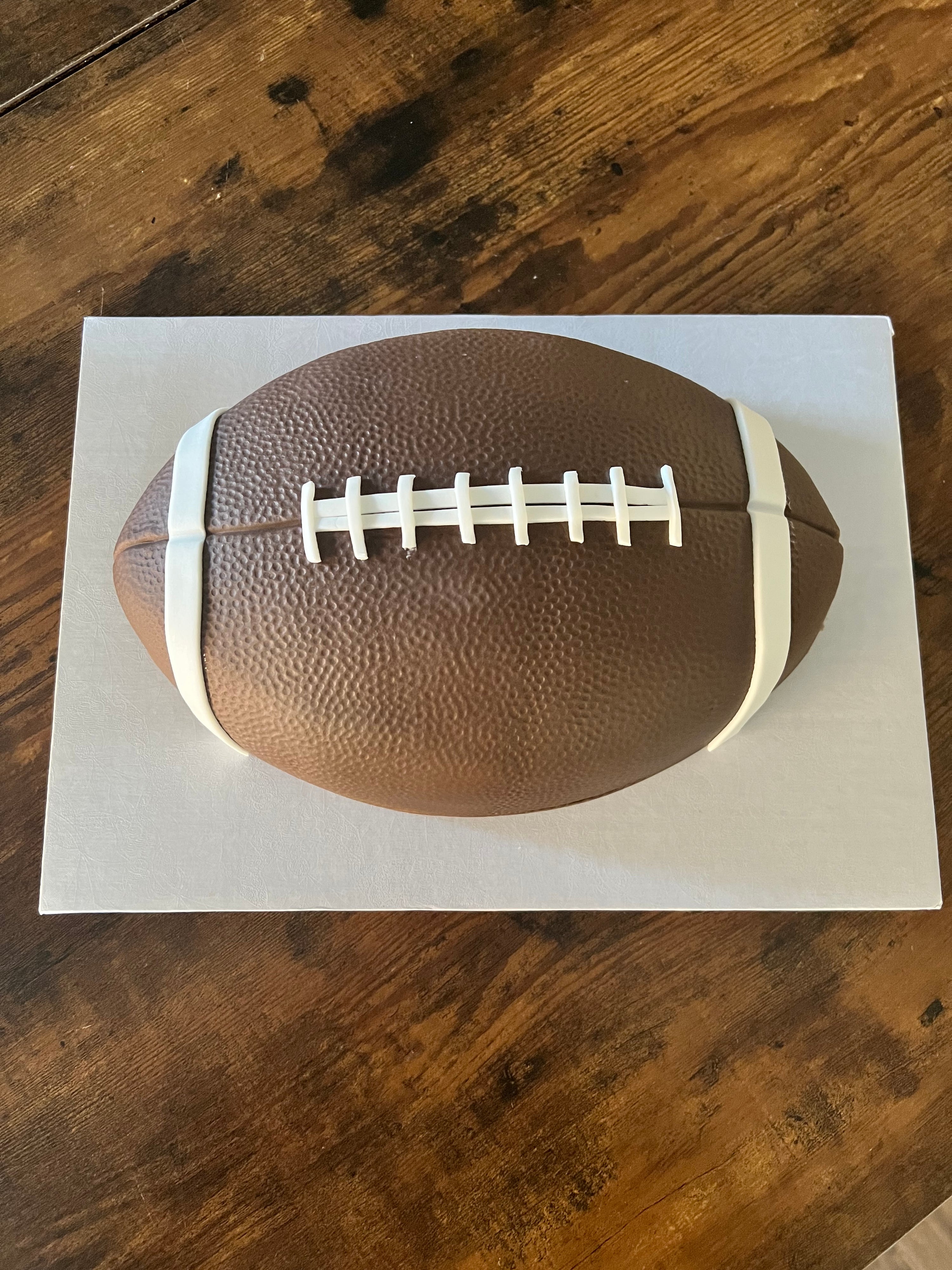 FOOTBALL-SHSPED CAKE