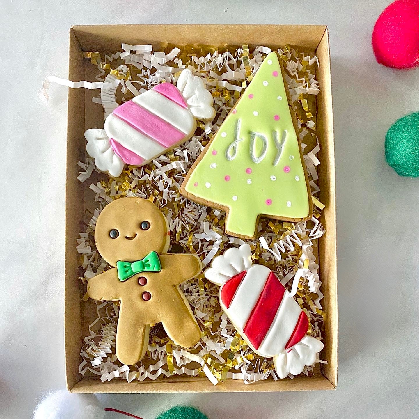 Joyful Christmas cookie set