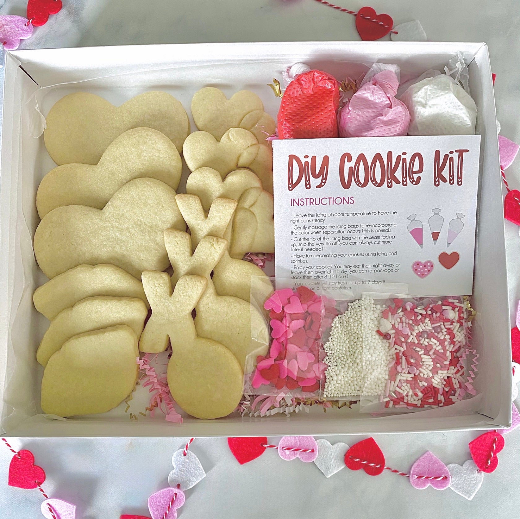 Valentine’s DIY Cookie Decorating Kit