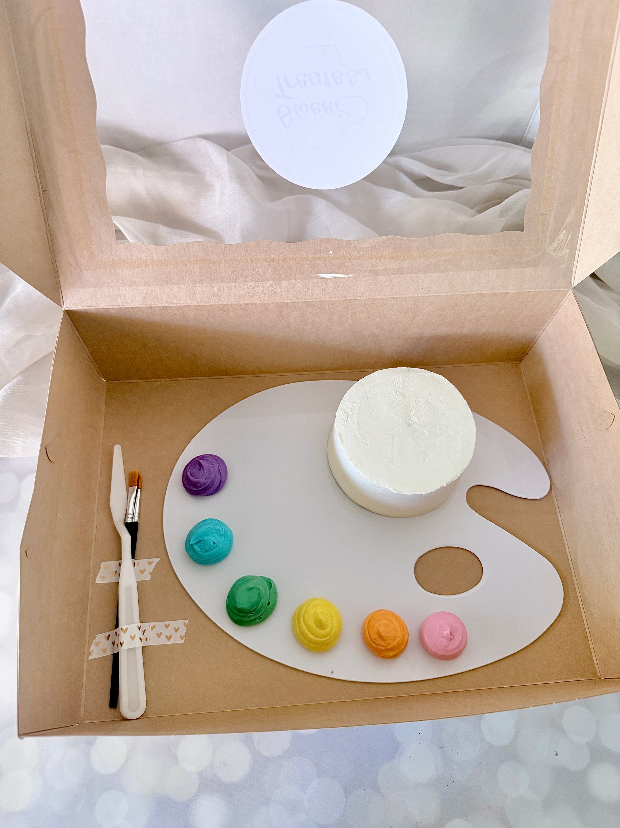 Cake Painting Kit – Decorate Your Own Mini Cake 🎨