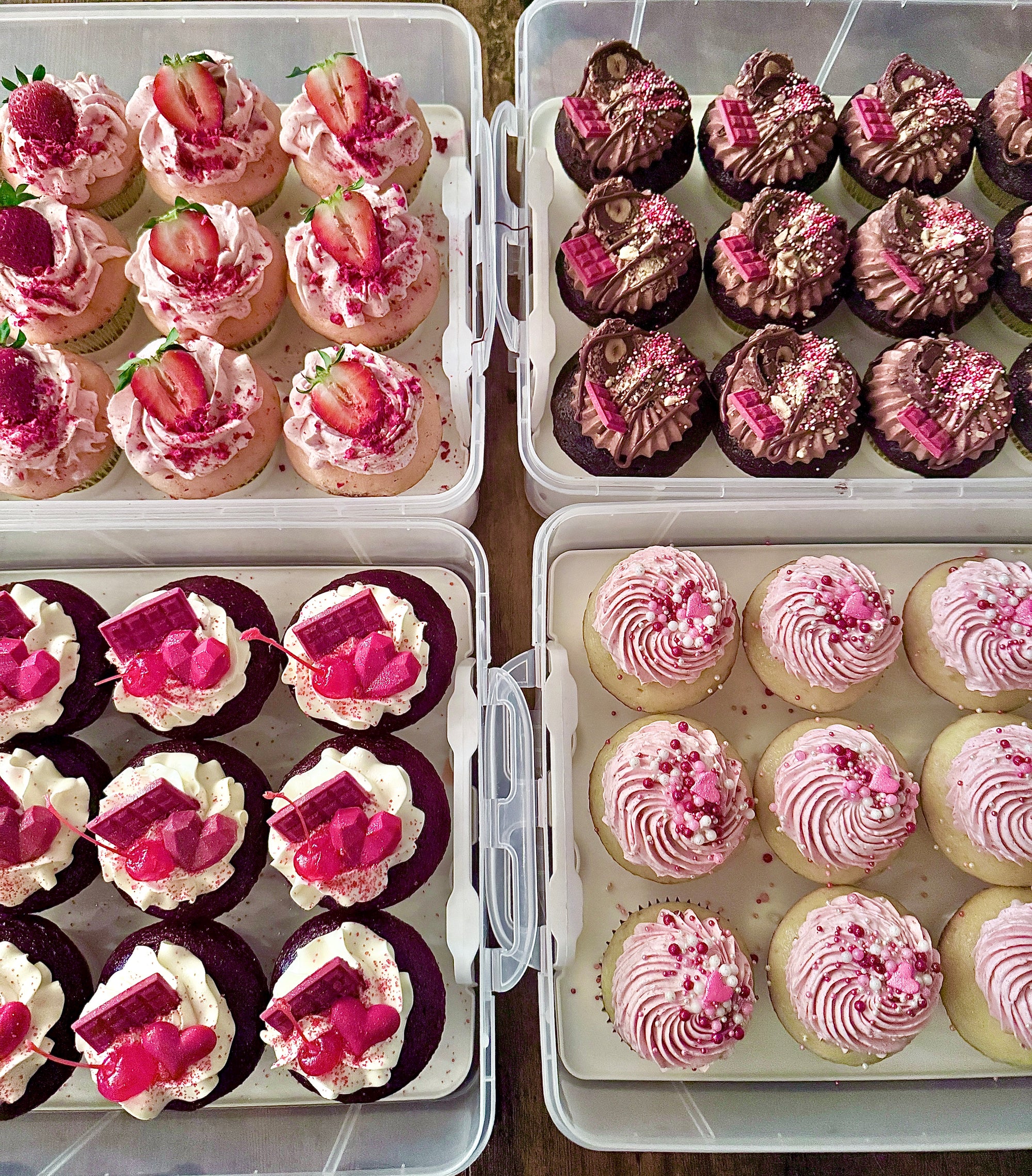 Valentine’s Cupcakes box
