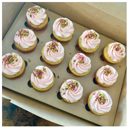 ROSEWATER PISTACHIOS CUPCAKES