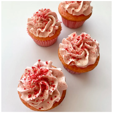 STRAWBERRY CUPCAKES